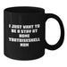 Funny Tortoiseshell Cat Gifts for Her - I Just Want To Be A Stay At Home Tortoiseshell Mom Black Coffee Mug for Women Birthday Unique Gifts from Mom to Daughter - Additional