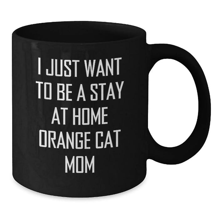 Funny Orange Cat Mom Gifts for Him Her Friends Family Unique Birthday Present from Mom Dad - Additional