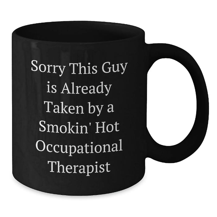 Funny Occupational Therapist Gifts from Friends, Black Coffee Mug for Occupational Therapist, Christmas Unique Gifts - Additional