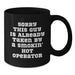 Funny Operator Gifts for Men, Smokin' Hot Operator Christmas Unique Mugs, Black Coffee Mug Gifts from Friends and Family - Additional