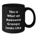Funny Grampy Gifts, Best Black Coffee Mugs for Grampy, Birthday Unique Gifts from Grampy Enthusiasts - Additional