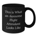 Flight Attendant Gifts from Friends - Inspirational Quote - Black Coffee Mug, 11oz or 15oz, Microwave and Dishwasher Safe - Gifts for Flight Attendants, Graduation Unique Gifts - Additional