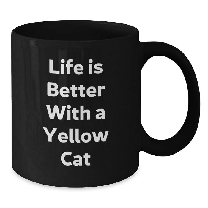 Funny Yellow Cat Gifts from Friends for Yellow Cat Lovers Birthday Unique - Additional