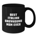 Funny Italian Greyhound Dog Mom Gifts from Friends to Family - Best Mom Ever Quote on Black Coffee Mug for Graduation - Additional