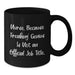 Funny Nurse Gifts from Friends, Black Coffee Mug, 'Nurse. Because Freaking' genius Is Not An Official Job Title.' - Additional