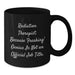Funny Radiation Therapist Black Coffee Mugs Gifts from Men to Coworkers Radiation Therapist Christmas Unique Gifts - Additional