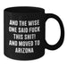 Funny Arizona Quotes Black Coffee Mug, Gifts from Friends to Arizona Lovers, Birthday Unique Presents for Men Women - Additional