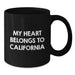 California Love Funny Quote Gifts from Friends for Women Birthday Unique Coffee Mug - Additional