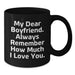 Funny Love Quotes Black Coffee Mugs Gifts from Women to Sweetheart for Christmas - Additional