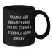 Funny Loan Officer Gifts for Men - 'All Men Are Created Equal But The Coolest Become A Loan Officer' 15oz Black Coffee Mug - Additional