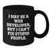 Funny Web Developer Gifts from Friends and Family for Christmas Unique Black Coffee Mug - Additional
