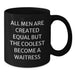 Funny Waitress Gifts, Black Coffee Mugs for Waitress Enthusiasts, Christmas Unique Gifts from Men to Family - Additional