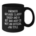 Engineer Funny Coffee Mug Gifts from Friends for Men and Women - Engineer Unique Christmas Memorable Presents - Additional