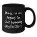 Nurse Gifts from Friends and Family for Christmas Unique Mugs Funny Inspirational Black Ceramic Coffee Cup - Additional