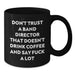 Funny Black Coffee Mugs for Band Directors, Gifts from Friends or Family, Unique Christmas Unique Gifts for Men - Additional