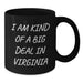 Funny Virginia Gifts for Friends, Black Coffee Mug, 'I Am Kind Of A Prime Selection In Virginia' Quote, Perfect for Christmas Unique Gifts from Men, Women, Family - Additional