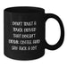 Funny Truck Driver Gifts from Friends for Men - Black Coffee Mugs with Quotes - Unique Christmas Unique Gifts for Husband - Additional