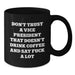 Funny Vice President Gifts for Men, Unique Black Coffee Mug with Don't Trust A Vice President That Doesn't Drink Coffee And Say F--k A Lot, Gifts from Friends to Vice President - Additional