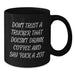 Funny Trucker Gifts from Men to Trucker Friends on Valentine's Black Coffee Mug - Additional