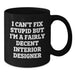 Funny Interior Designer Gifts, Unique Valentine's Unique Black Coffee Mugs for Interior Designers, Gift from Friends - Additional