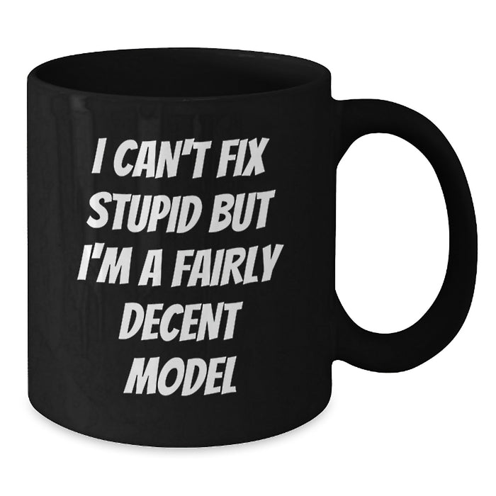 Funny Model Love Gifts from Friends Funny Black Coffee Mugs for Model Valentine's Unique Gifts - Additional