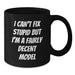 Funny Model Love Gifts from Friends Funny Black Coffee Mugs for Model Valentine's Unique Gifts - Additional