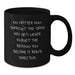 Funny Band Director Gifts from Friends for Men - Black Coffee Mug - 'No Matter How Difficult The Days May Get. - Additional
