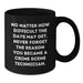 Gifts for Crime Scene Technician, Funny Valentine's, Black Coffee Mug - Never Forget Your Reason, Gifts from Family - Additional