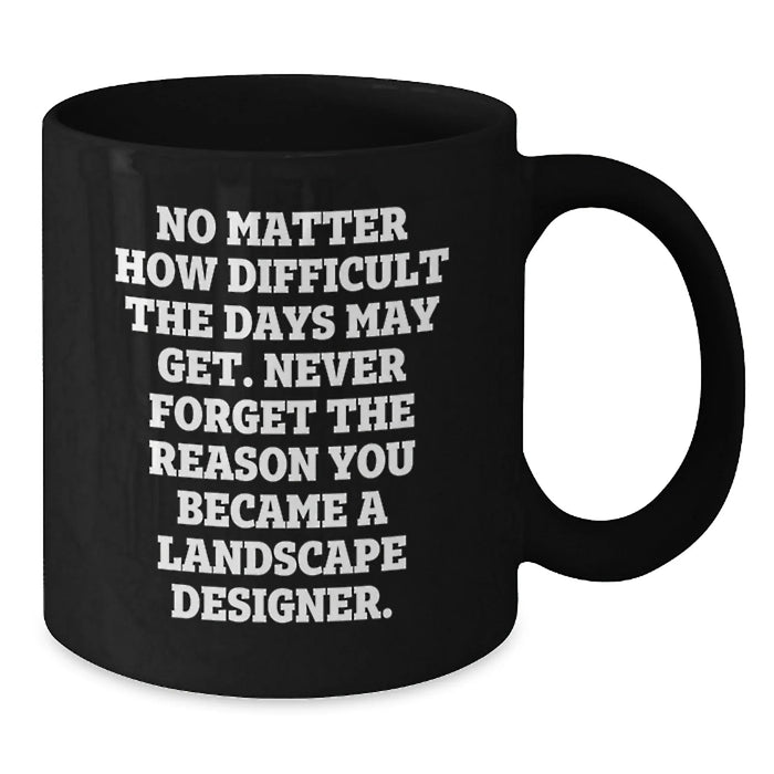 Funny Landscape Designer Gifts for Friends - Christmas Unique Mugs for Landscape Designers from Coworkers - Additional