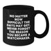 Watchmaker Inspiration Black Ceramic Coffee Mug Funny Valentine's Unique Gifts from Men to Watchmaker Friends - Additional