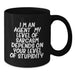 Funny Agent Quotes Black Coffee Mug Gifts from Friends for Agent Men Women - Additional