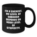 Gifts for Chemists, Funny 'I'm A Chemist' Black Coffee Mugs, Valentine's Unique Gifts from Friends - Additional