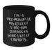 Funny Vice-principal Gifts for Men - I'm A Vice-principal. My Level Of Sarcasm Depends On Your Level Of Stupidity. Black Coffee Mug Valentine's Unique - Additional