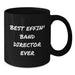 Funny Gifts for Band Director, Best Effin' Band Director Ever Black Coffee Mug, Birthday Unique Gifts from Friends - Additional