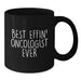 Funny Oncologist Gifts for Men, Best Effin' Oncologist Ever Quote, Black Coffee Mug, Birthday Unique Gifts from Friends - Additional