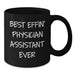 Funny Physician Assistant Gifts from Family for Best Effin' Physician Assistant Ever Black Coffee Mug - Additional