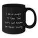 Funny Lawyer Gifts for Birthday, Unique Black Coffee Mug, I Am A Lawyer To Save Time Let's Just Assume I'm Never Wrong, Gifts from Friends to Lawyer Men - Additional