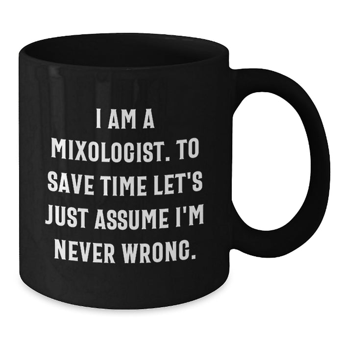 Funny Mixologist Gifts from Men, Unique Black Coffee Mugs for Dad, Father's Day Unique Gifts for Him - Additional