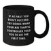 Funny Air Traffic Controller Gifts, If At First You Don't Succeed Try Doing What Your ATC Told You Black Coffee Mug for Birthday Men Friends - Additional