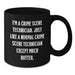 Fun Humorous Crime Scene Technician Black Coffee Mugs Gifts for Men Women Friends Family from Christmas Unique Gift - Additional
