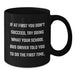 Funny School Bus Driver Christmas Unique Gifts from Friends Black Coffee Mug - If At First You Don't Succeed Try Doing What Your School Bus Driver Told You To Do The First Time - Additional