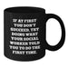 Funny Social Worker Gifts from Friends for Social Worker Graduation Unique Black Coffee Mug - Additional