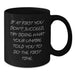 Funny Umpire Gift Mug, Birthday Unique Gifts for Umpire Lover, If At First You Don't Succeed Try Doing What Your Umpire Told You To Do The First Time Black Coffee Mug, Gifts from Friends for Umpire - Additional