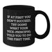 Funny Vice-principal Humor Black Coffee Mug Gifts from Friends to Vice-principal Birthday Unique - Additional