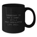 Funny Embroidery Gifts for Men and Women - Black Coffee Mug - Embroidery Is Not A Hobby, It's A Post-apocalyptic Life Skill Gifts from Family and Friends for Graduation Unique Gifts - Additional