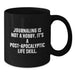 Funny Journaling Gifts from Friends for Journaling Lovers Black Coffee Mug - Birthday Unique Presents - Additional