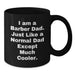 Funny Barber Gifts from Dad, Black Coffee Mug for Men, Graduation Unique Gifts to Barber with Quote 'I Am A Barber Dad. Just Like A Normal Dad Except Much Cooler.' - Additional