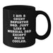 Court Reporter Dad Gifts, Unique Graduation Unique Gifts for Court Reporters, Black Coffee Mug, Funny Quote 'I Am A Court Reporter Dad' - Additional