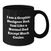 Graphic Designer Dad Gifts from Friends for a Unique Graduation - I Am A Graphic Designer Dad. Just Like A Normal Dad Except Much Cooler. Black Coffee Mug - Additional