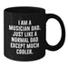 Funny Musician Gifts for Men - I Am A Musician Dad Black Coffee Mug, Perfect for Musician Dads Graduation Unique Gifts from Family, Great for Music Lover - Additional
